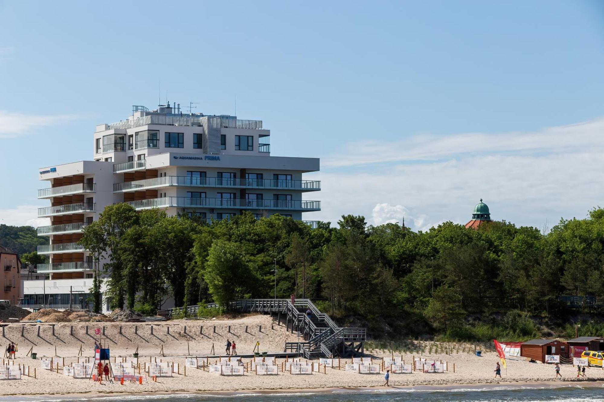 Aquamarina Prima Deluxe Studios With Sea View By Noclegi Renters Miedzyzdroje Exterior foto